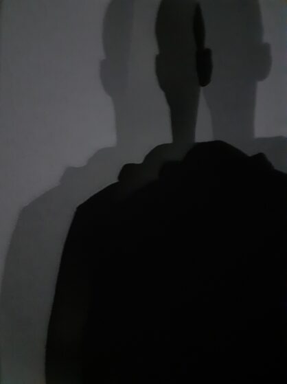 Man in shadow